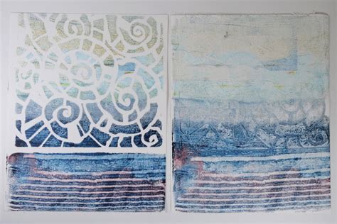 How To Gelli Print On Canvas Hop A Long Studio