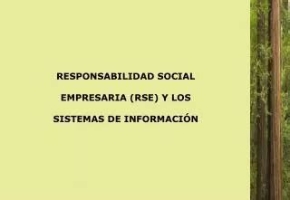 Ppt La Responsabilidad Social De Las Empresas Rse Powerpoint