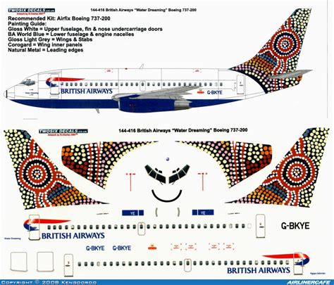 Two Six Decals Boeing 737 200 4234 Airlinercafe