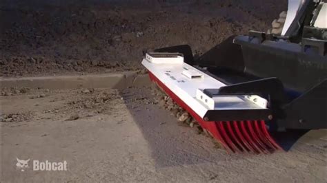 Bobcat Attachments Push Broom Youtube