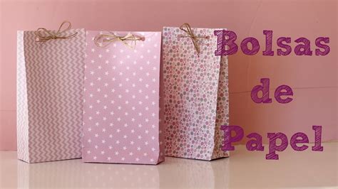 Bolsas De Papel Para Regalo Diy Manualidades F Ciles Youtube