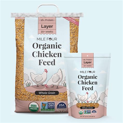 Layer Chicken Feed | Organic, Non-GMO, Corn & Soy-Free Chicken Feed – Mile Four