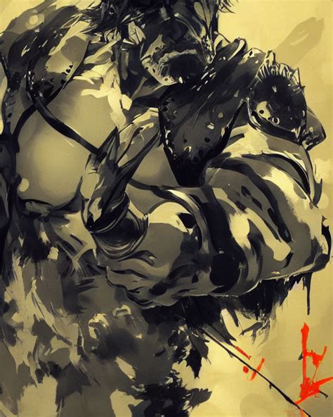 Prompthunt A Beautiful Painting Of Kunkka By Yoji Shinkawa Metal Gear