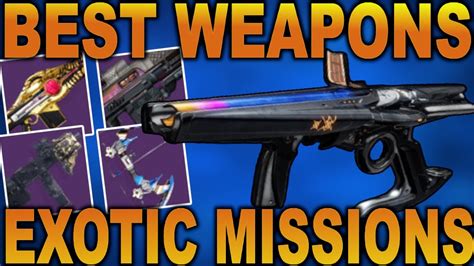 BEST PVE Weapons To Farm From Exotic Missions Destiny 2 Exotic