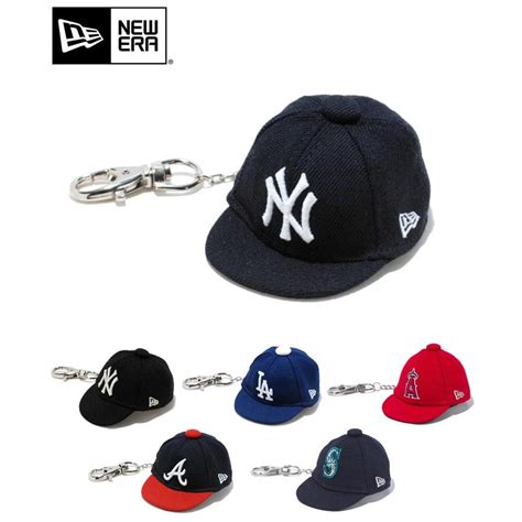 New Era ニューエラ キャップキーホルダー チャーム 6カラー ヤンキース ドジャース エンゼルス マリナーズ 12336603 Mlb