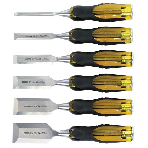 6 Pc Fatmax® Thru Tang™ Wood Chisel Set 16 971 Stanley Tools