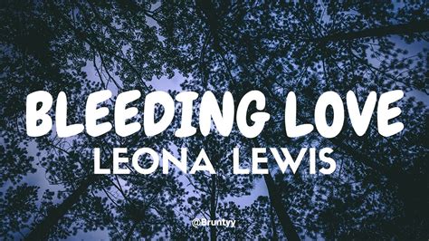 Leona Lewis Bleeding Love Traduçãolegendado Pt Br Youtube