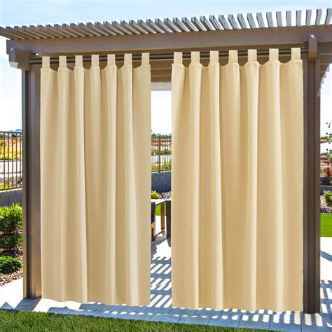 Afxxe Outdoor Curtain Weatherproof And Sun Protection Waterproof