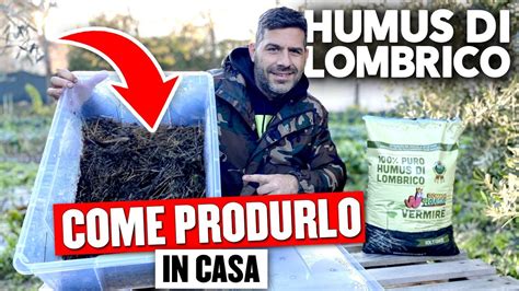 Humus Di Lombrico Come Produrlo In Casa I Parte Youtube