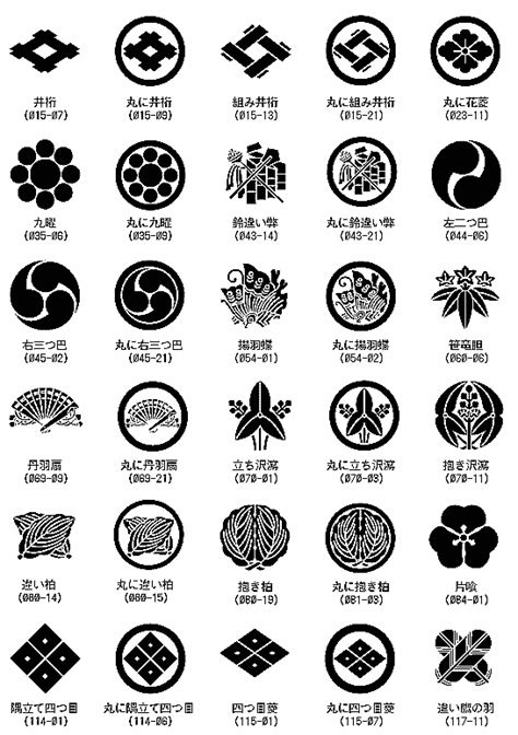 Japanese family crest, Kamon 家紋 | Patterns | Pinterest | Japan ...