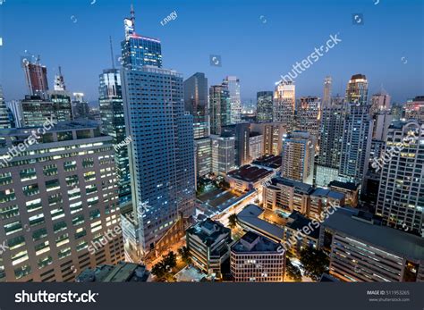 Makati Skyline Night Makati City Philippines Stock Photo 511953265 ...