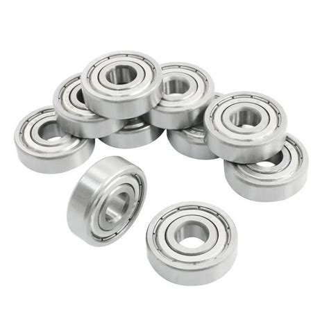 6200Z 10mm X 30mm X 9mm Double Shielded Ball Bearing Miniature Chrome