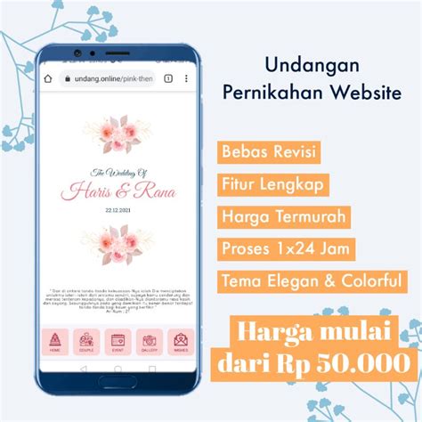 Jual Undangan Pernikahan Website Colorful Edition Undangan Digital