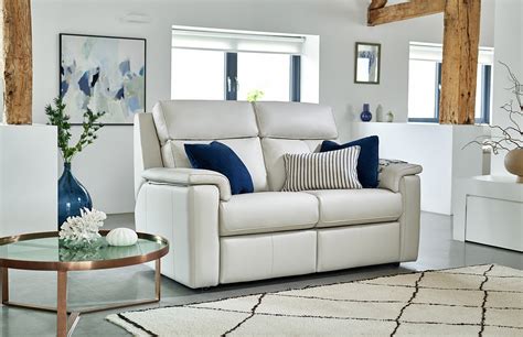 G Plan Upholstery Ellis Small Leather Sofa