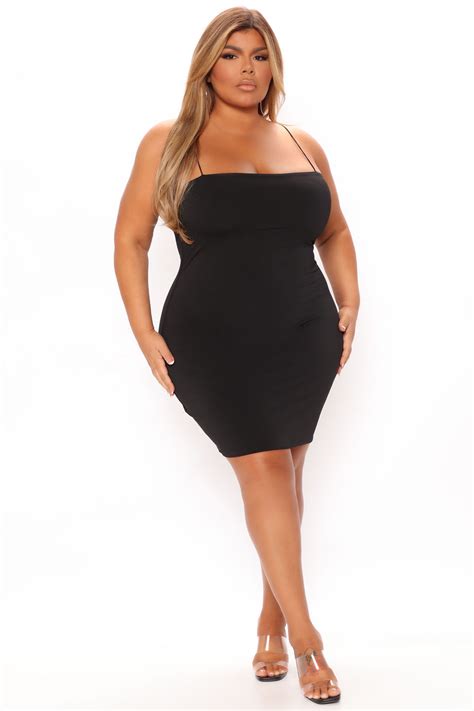 Danielle Double Lined Mini Dress Black Fashion Nova