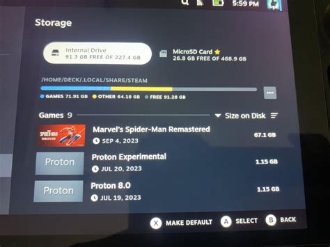 Steam Deck Internal Memory : r/SteamDeck