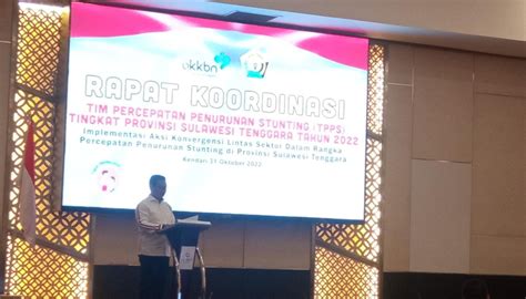 Percepat Penurunan Angka Stunting TPPS Pemprov Sultra Gelar Rakor