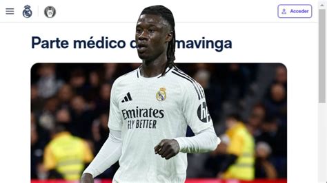 Camavinga K O el Real Madrid anuncia el alcance de su lesión ante el