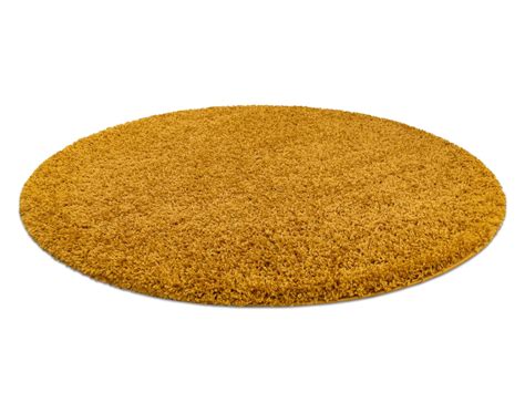 Tapis Soffi Cercle Shaggy Cm Or Cercle Cm