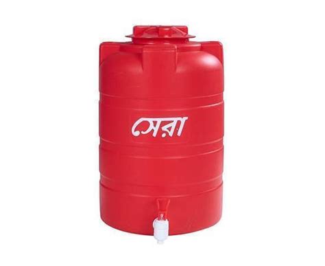 Sera 15L BLOW Tank With TAP Red RFLeShop