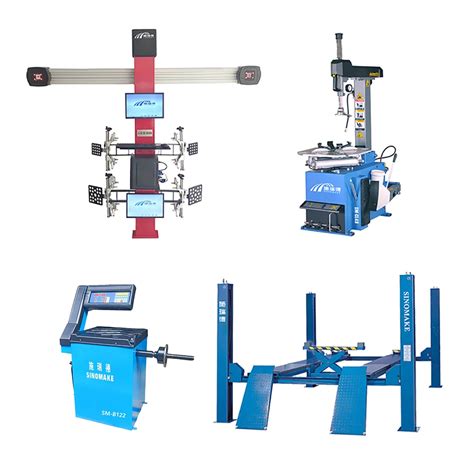 Wheel Alignment Car Lift Tire Changer Wheel Balancer Complete Equipment