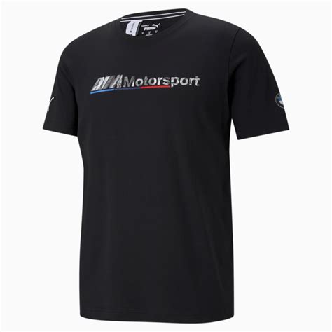 Bmw M Motorsport Logo Men S Tee Puma Black