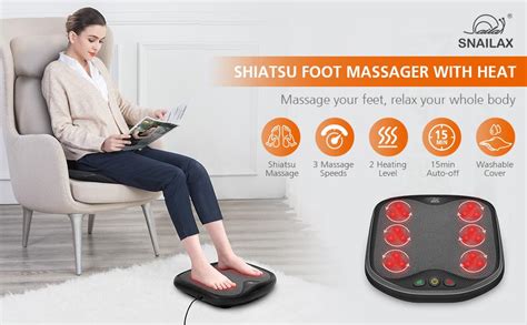 Snailax Foot Massager For Pain And Circulation Electric Foot Massagers