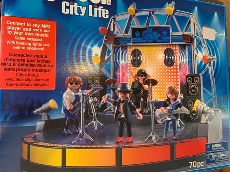 Playmobil City Life 5602 Pop Star Stage NEW Sound Flashing Lights