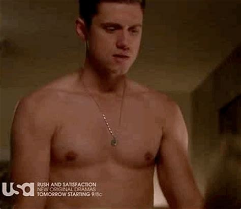 Aaron Tveit Shirtless Graceland