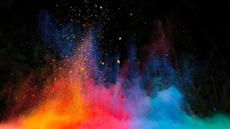 Color Blast Wallpapers Wallpaper Cave Paint Explosion Dark