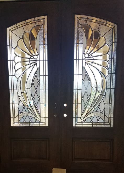 Leaded Glass Inserts For Entry Doors Glass Door Ideas