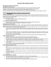 2306 Final Exam Study Guide Docx Spring 2021 FINAL EXAM STUDY GUIDE