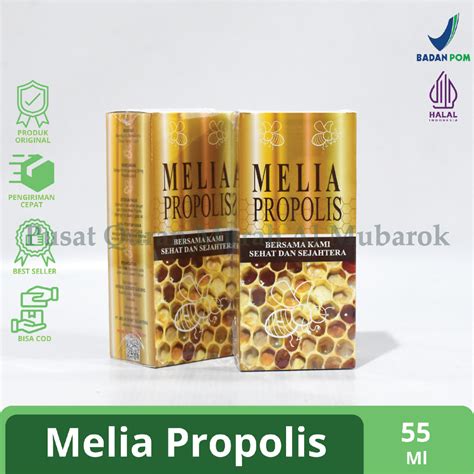 Jual Propolis Melia Original Kemasan Baru Ml Vitamin Tubuh Kesehatan