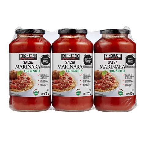 Kirkland Signature Salsa Marinara Orgánica 3 Pzas De 907 G desde 300 44