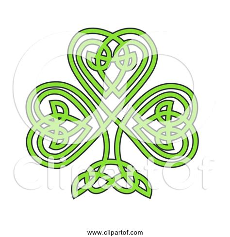 Free Clipart Of Celtic Shamrock