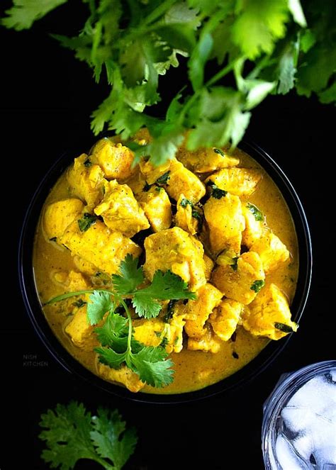 Coconut Curry Chicken Video Nish Kitchen