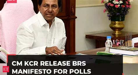 Telangana Elections Cm Kcr Releases Brs Manifesto For Polls The