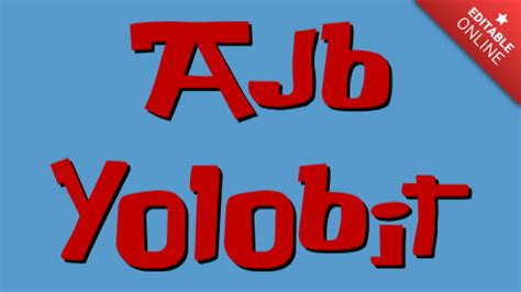 Ajb Yolobit Lilo Stitch Fuente Generador De Efectos De Texto