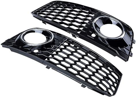 Astra Depot Glossy Black Chrome Ring Front Lower Bumper Fog Light Cover