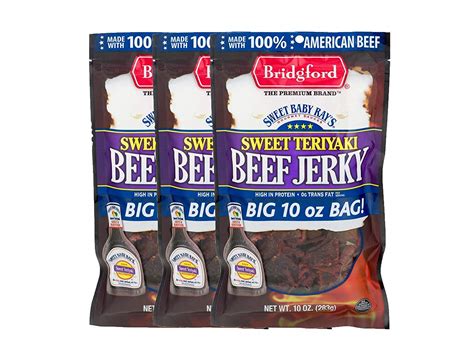 Amazon Bridgford Sweet Baby Ray S High Protein Beef Jerky Low