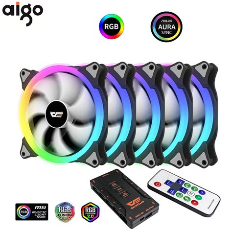 Cooler Fan Aigo Dr Pro Rgb Aura Sync Rgb Fusion Kit Pronta