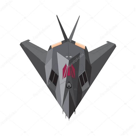 Ilustraci N Isom Trica Detallada De Un F 117 Nighthawk Stealth Fighter