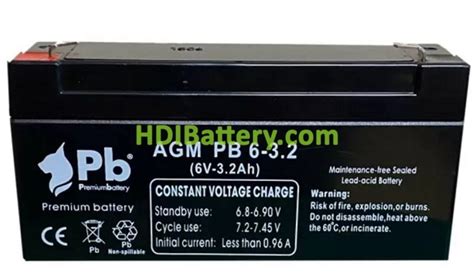 Bater A De Plomo Agm Premium Battery Pb Voltios Amperios