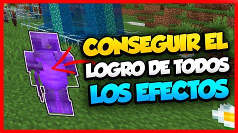 Cómo CONSEGUIR el LOGRO MÁS DIFÍCIL de MINECRAFT Todos los efectos