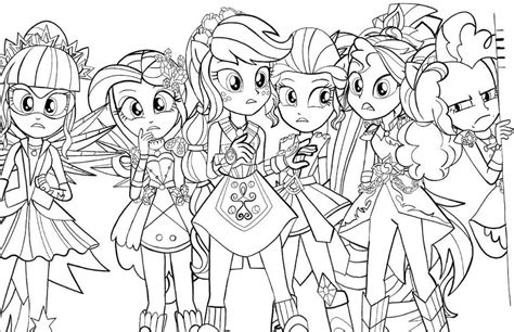 100 Disegni Da Colorare Equestria Girls Per La Stampa