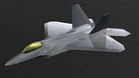 F 22 Raptor 3D Model