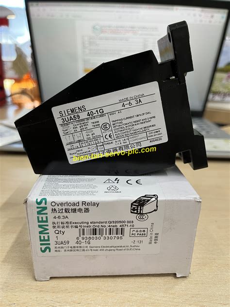 Relay bảo vệ quá tải Siemens 3UA59 40 1G Biến tần Servo PLC