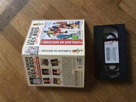 CASSETTE VIDEO VHS HUMOUR LES ROBINS DES BOIS Florilege Sketches 1 EUR