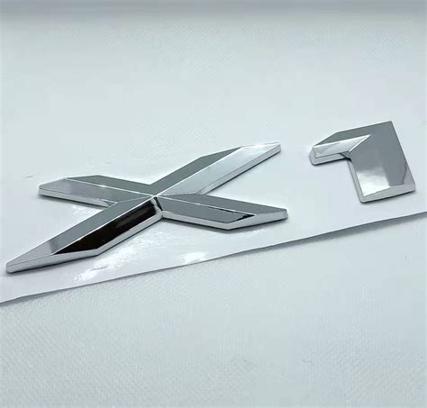 X1 Logo Emblem Logo X1 Chrome Sticker Etsy