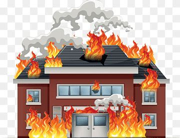 Isolated Modern House On Fire Png PNGWing